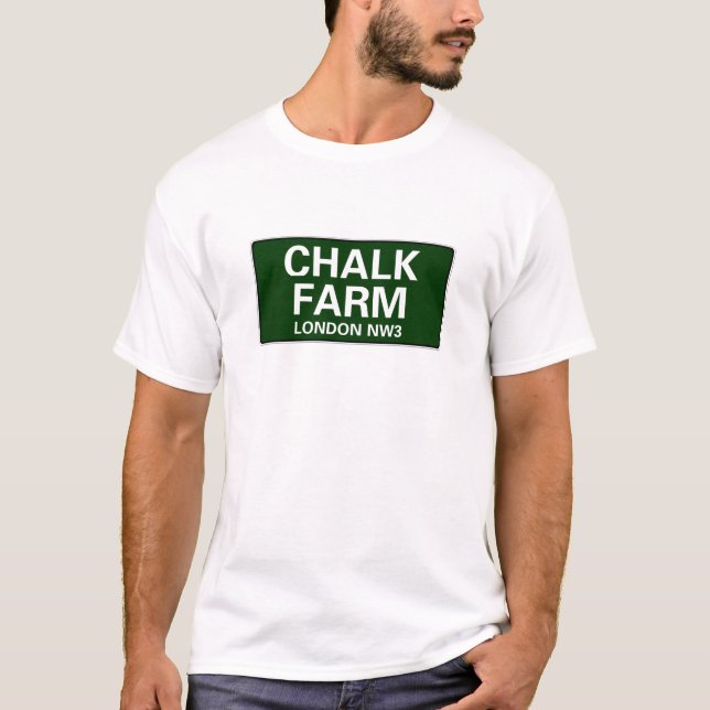 000 STREET SIGNS - LONDON - CHALK FARM NW3 T-Shirt (Front)
