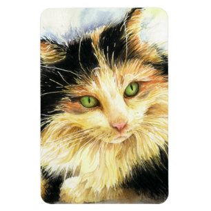 0010 Calico Cat Magnet