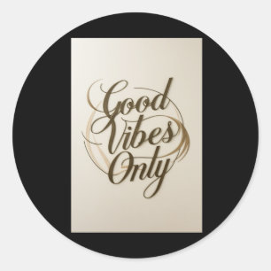 001 Good Vibes Only Sticker 