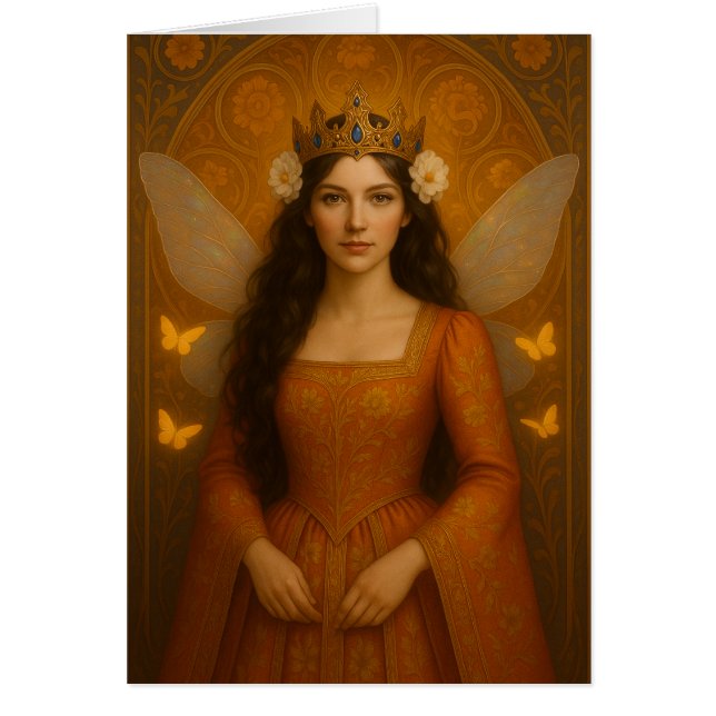 002_A fairy princess in burnt orange. (Front)