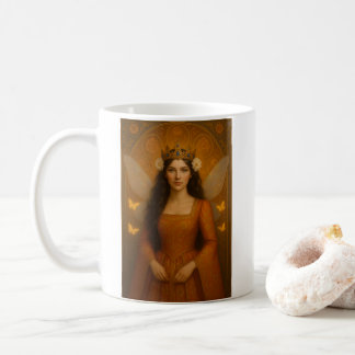 002_A fairy princess in burnt orange. Coffee Mug