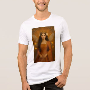 002_A fairy princess in burnt orange. Tri-Blend Shirt