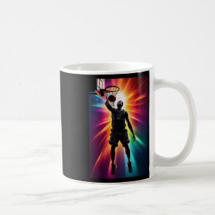 004 Silhouette Of A Basketball Player Coffee Mug