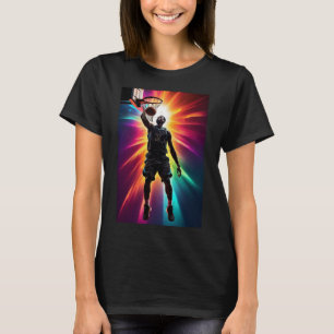 004 Silhouette Of A Basketball Player T-Shirt