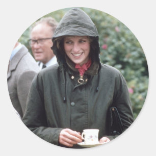 006060 Princess Diana Lochmaddy 1985 Classic Round Sticker