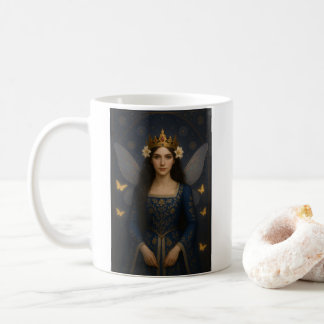 006_A fairy princess in royal blue. Coffee Mug