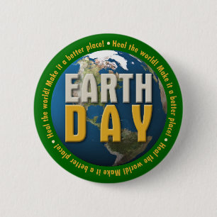 (007:01) Earth Day: Heal the world! - Button