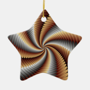 007 Fractal Ceramic Tree Decoration