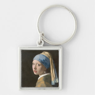 008-001 Vermeer "The Girl with the Pearl Earrings" Key Ring