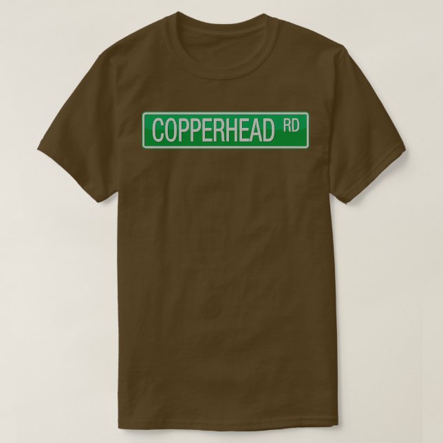 008 Copperhead Road street sign  T-Shirt (Design Front)