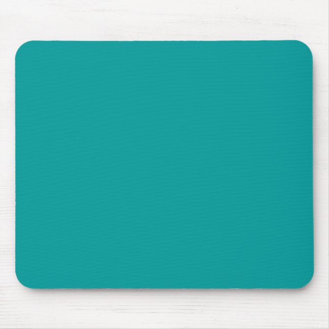 009999 Solid Colour Turquoise Background Template Mouse Pad (Front)