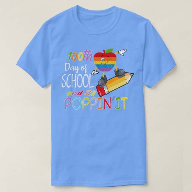 00 Days Of School Funny Kids Gift Back To Shcool T-Shirt (Design Front)