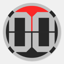 00 LvL 1.5 Inch Sticker