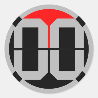 00 LvL 1.5 Inch Sticker