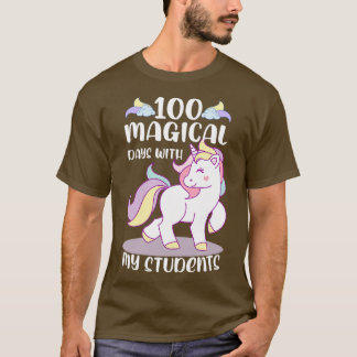 00 Magical Days With My Students 00 Days Of School T-Shirt