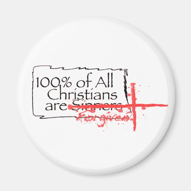 !00% of Christians are Magnet (Front)