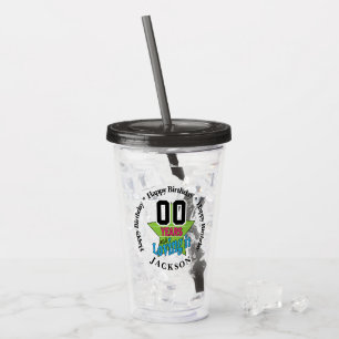 00 Years and Loving It Birthday Acrylic Tumbler