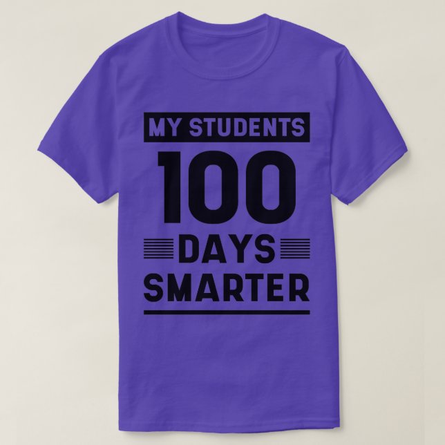 00th Day of School Teacher Gift T-Shirt (Design Front)