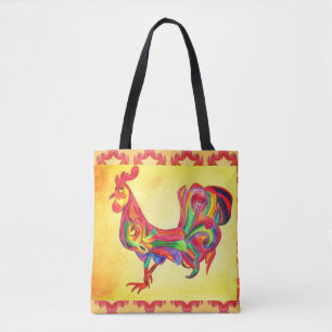 0128 - Rooster Tote Bag