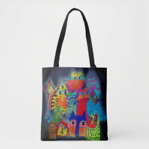 0139  Modern Cats - Tote Bag