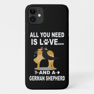 015 All You Need Is Love And A German Shepherd Case-Mate iPhone Case
