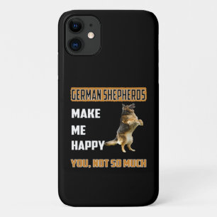 017 German Shepherds Make Me Happy You Not So Much Case-Mate iPhone Case