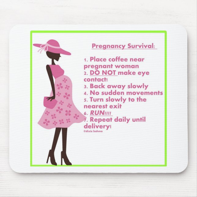 # 01 apregnancysurvivalCOFFEEZ_2-001 Mouse Pad (Front)