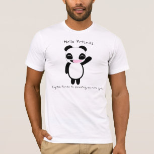 01 - Engrish Panda Is Pleasing To Meet You! T-Shirt
