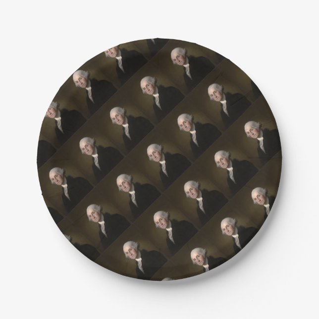 01 George Washington Paper Plate (Front)