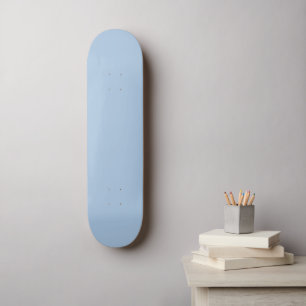 #027 Light Blue Grey Colour Collection Skateboard