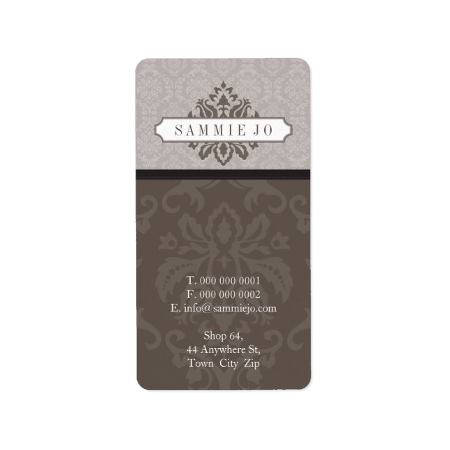 027 Sammie Jo :: LOGO ADDRESS LABEL (Front)