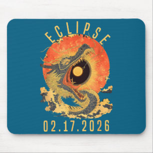 02 17 26 Dragon Sun Illustration Mouse Pad
