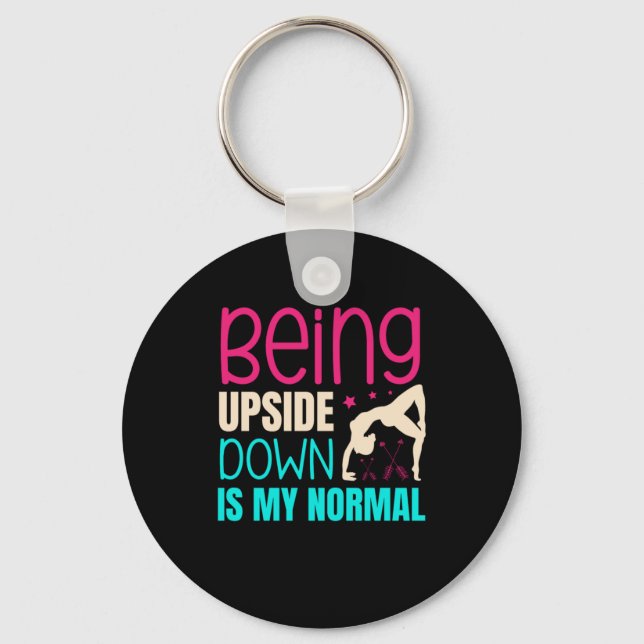 02.Gymnastics for a Gymnast Key Ring (Front)