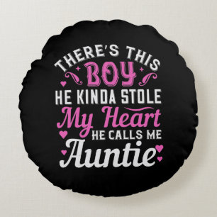 02 This Boy He Kinda Stole My Heart He Calls Me Au Round Cushion