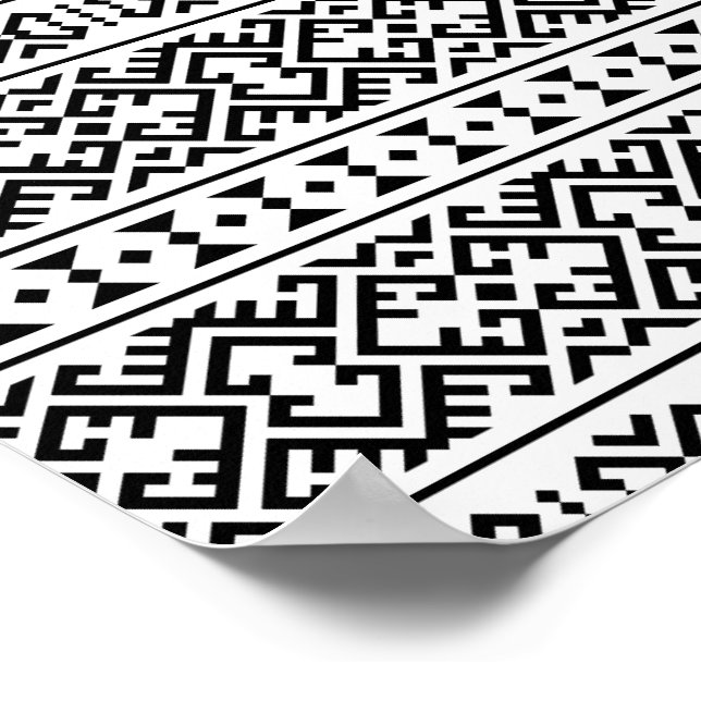03012020 Tribal ethnic Pattern-08 Poster (Corner)