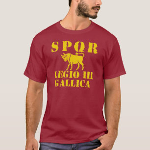 03 Julius Caesar 3rd Gallica Roman Legion T-shirt