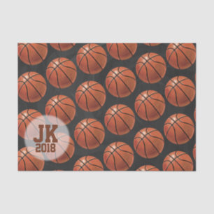 03of12 Basketball Pattern Tissue Paper