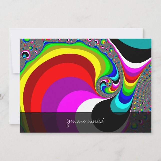 040 Obama - Fractal Art Invitation (Front)