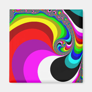 040 Obama - Fractal Art Magnet