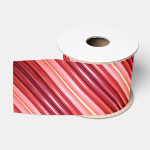 040 Red Stripes Ribbon Grosgrain Ribbon