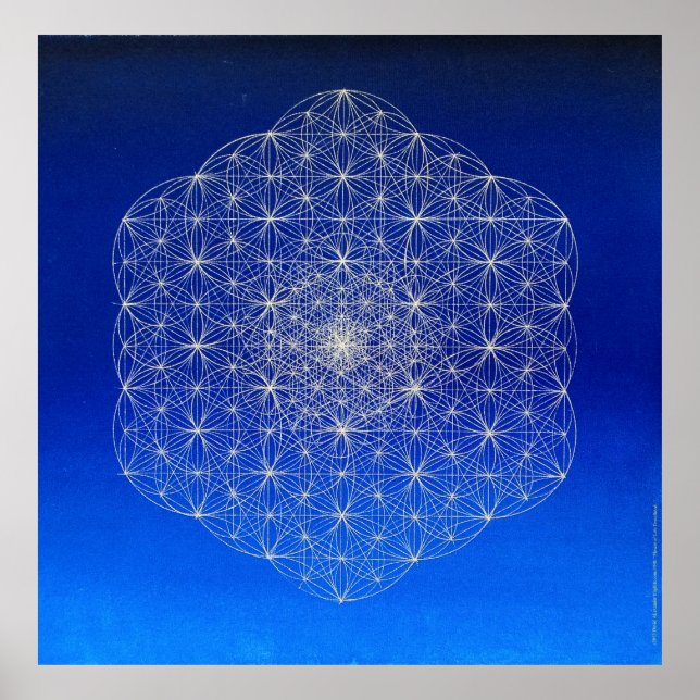 #040.Tessellated Flower Of Life... Poster (Front)