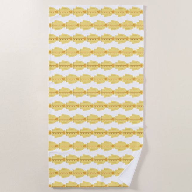 042-raincoat beach towel (Front)