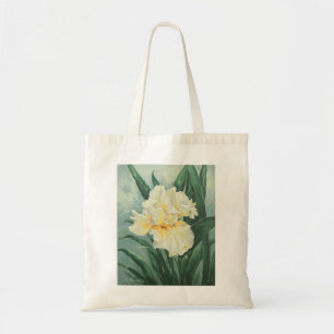 0434 Cream Iris Tote Bag