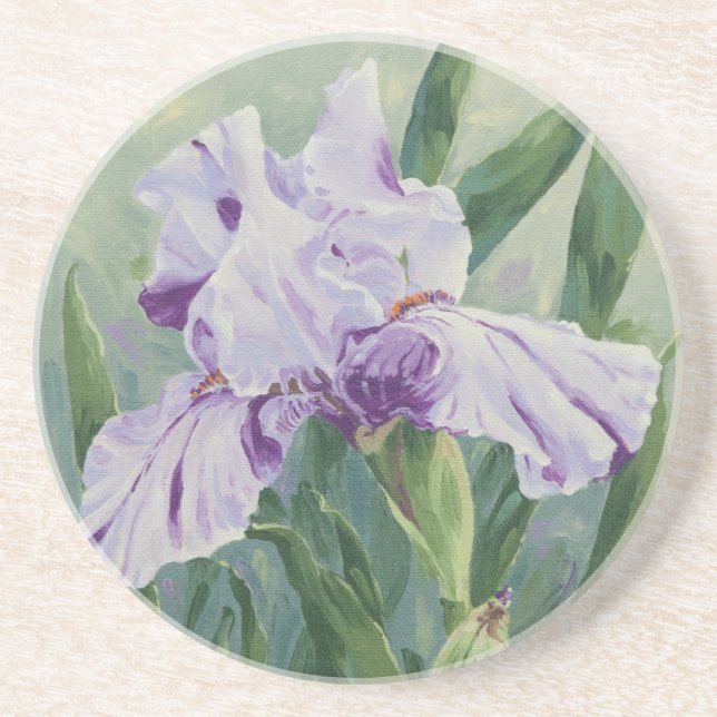 0440 Purple Iris Coaster (Front)