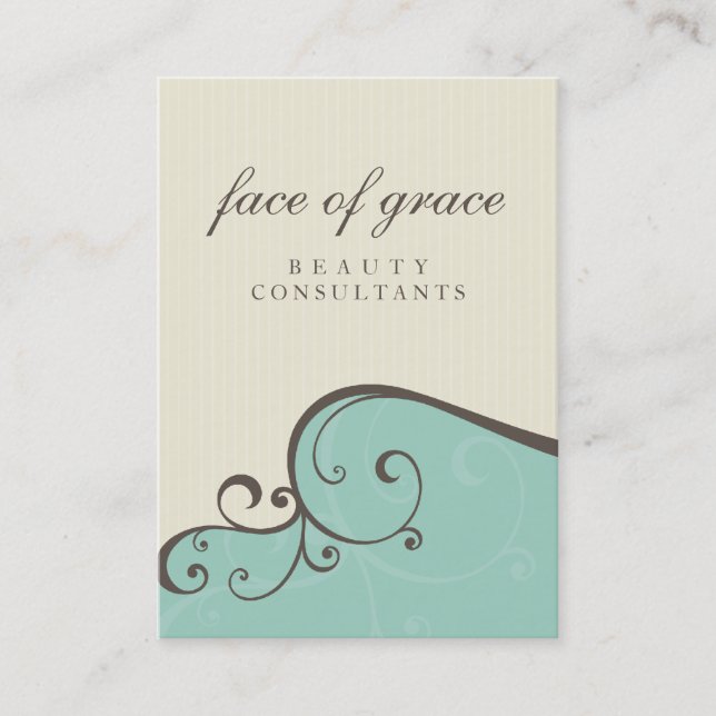 044 Rachelle :: elegantly delicate 5 Business Card (Front)