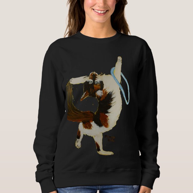 0479 Smudgi doing sport 5 2021 plus 3 Mumzy Maria  Sweatshirt (Front)