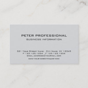 04 Modern Professional Business Card light grey