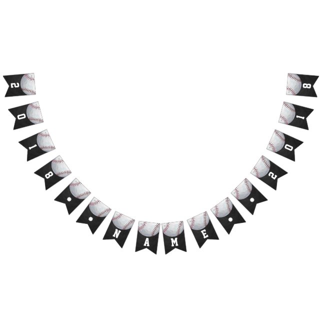 04of12 Baseball Themed Party Bunting Bunting (All)