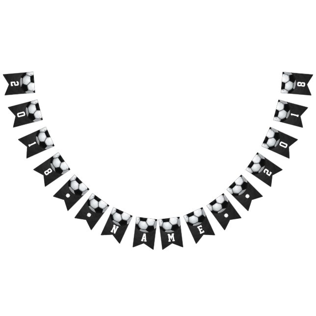 04of12 Soccer Ball Themed Party Bunting (All)