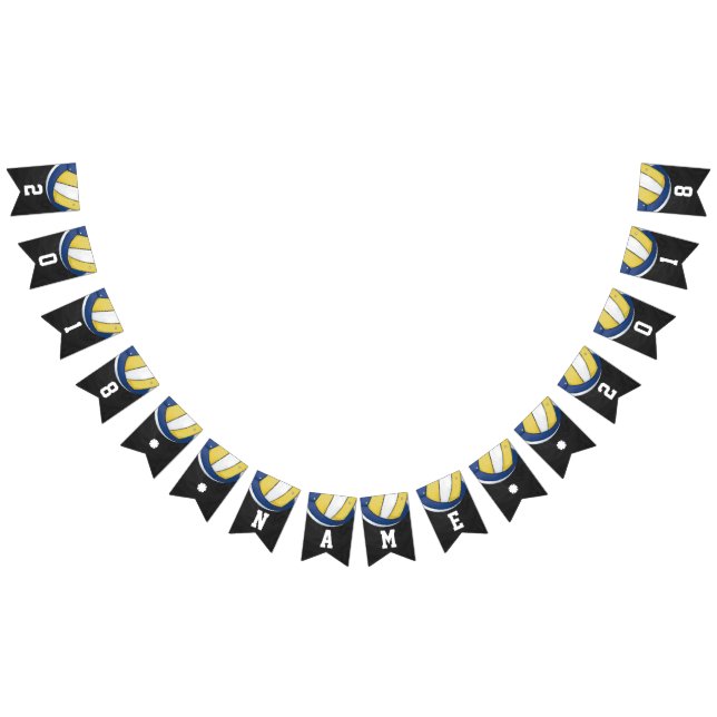 04of12 Volleyball Themed Party Bunting (All)